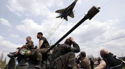 Ополченцы сбили самолет украинских силовиков над донецкой Горловкой Ополченцы сбили самолет украинских силовиков над донецкой Горловкой