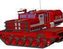Уникальный "красный" Т-72 готов выполнять задачи в чрезвычайных обстоятельствах