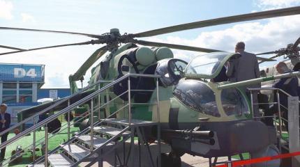 Модернизированный Ми-24П с современной РЛС показали на МАКС-2019