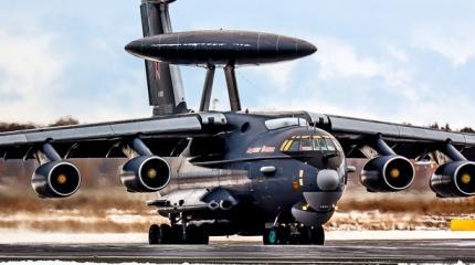 Новейший самолет ДРЛО А-100 впервые попал на фото Новейший самолет ДРЛО А-100 впервые попал на фото