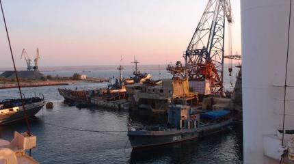 Операция по подъему БПК Очаков с помощью ВСА-500 завершена Операция по подъему БПК Очаков с помощью ВСА-500 завершена