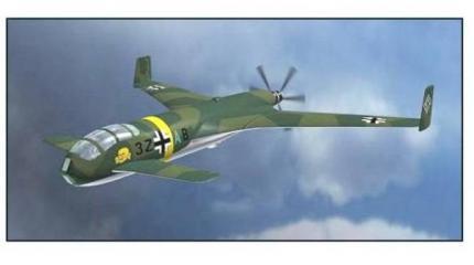 Проект скоростного бомбардировщика-штурмовика Henschel Hs P.87 Германия