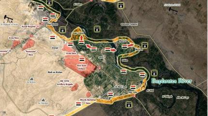 Сирийская армия ведет тяжелые бои за плацдарм на левом берегу Евфрата