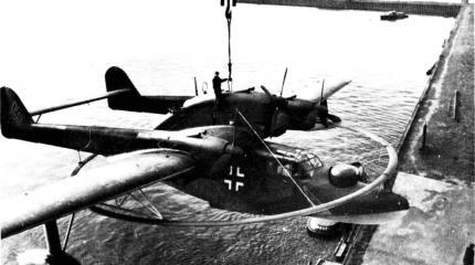 Самолёт для уничтожения минных заграждений Blohm und Voss BV 138 MS. Герман Самолёт для уничтожения минных заграждений Blohm und Voss BV 138 MS. Герман