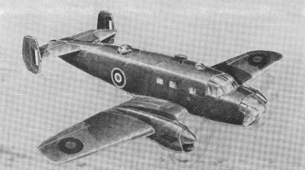 Проект учебного бомбардировщика Miles M.21. Великобритания Проект учебного бомбардировщика Miles M.21. Великобритания