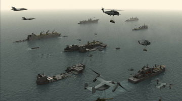 Плавучие военные базы экспедиционных формирований морской пехоты США