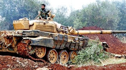Сирийская армия отбросила боевиков к турецкой границе Сирийская армия отбросила боевиков к турецкой границе