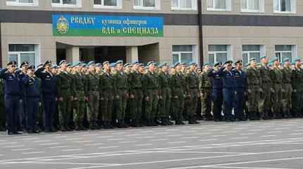 В Рязанском училище ВДВ рекордный конкурс на поступление