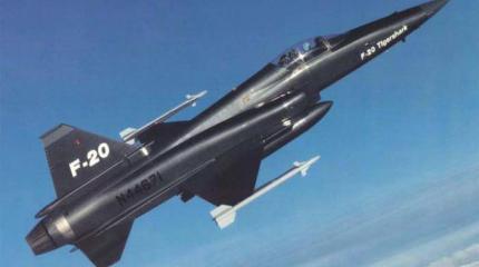 Истребитель-бомбардировщик F-20A Tigershark США Истребитель-бомбардировщик F-20A Tigershark США