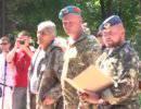 Новые ополченцы принимают присягу Новые ополченцы принимают присягу