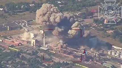 ФАБ-3000 превратила командный пункт ВСУ в руины