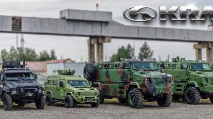 Тестирование бронеавтомобилей КраЗ
