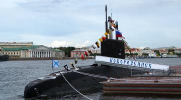 Подводная лодка "Новороссийск" вошла в Черное море