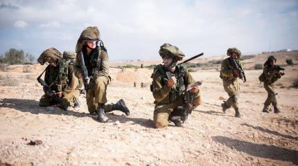 Специальная тренировка солдат бригады Гивати Специальная тренировка солдат бригады Гивати