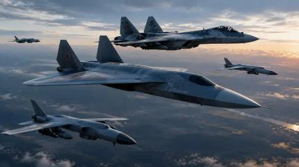 Верный ведомый: беспилотная версия Су-75 Checkmate обрела боевое применение