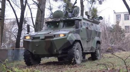 Опытный образец украинского бронеавтомобиля "Тритон"