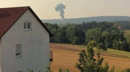 В Германии разбился американский истребитель F-16