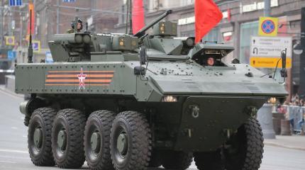 В России начались испытания новейшего БТР “Бумеранг” В России начались испытания новейшего БТР “Бумеранг”