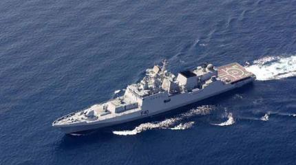 Фрегат «Адмирал Григорович» завершил первый выход в море в рамках ходовых испытаний Фрегат «Адмирал Григорович» завершил первый выход в море в рамках ходовых испытаний