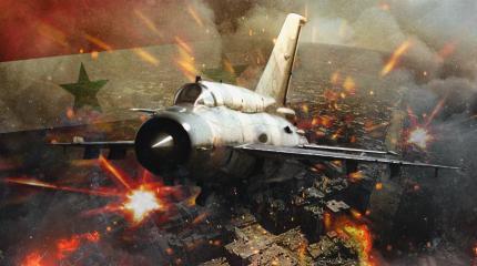 Двойной удар сирийских ВВС разнес базы боевиков у Эр-Ракки Двойной удар сирийских ВВС разнес базы боевиков у Эр-Ракки