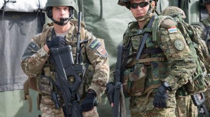 В Хорватии прошли крупнейшие военные учения со времён войны на Балканах