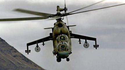 Российский Ми-24, залетевший в Грузию, обещают сбить Российский Ми-24, залетевший в Грузию, обещают сбить