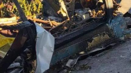 Появились фотографии, сделанные на месте падения Су-27 майора ВСУ Боровика Появились фотографии, сделанные на месте падения Су-27 майора ВСУ Боровика