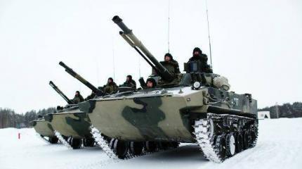 БМД-4М испытали холодом БМД-4М испытали холодом