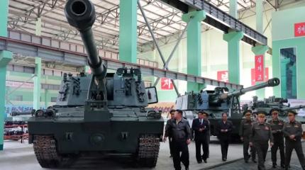 В КНДР показали 155-мм самоходку, способную бить на 60 километров