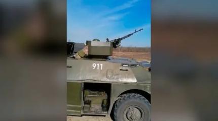 На Украине показали БРДМ-2 с "Утесом" вместо башни На Украине показали БРДМ-2 с "Утесом" вместо башни