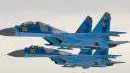 Групповой пилотаж более 20 боевых истребителей