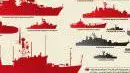 Боевой состав Черноморского флота РФ и ВМС Украины