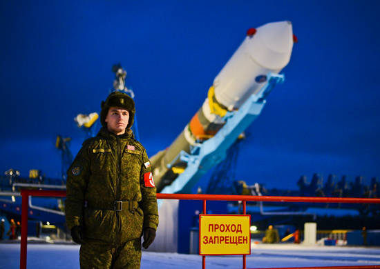Пуск ракеты «Союз-2.1б» с космическим аппаратом связи