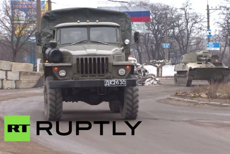 Ополчение начало отвод войск под наблюдением ОБСЕ