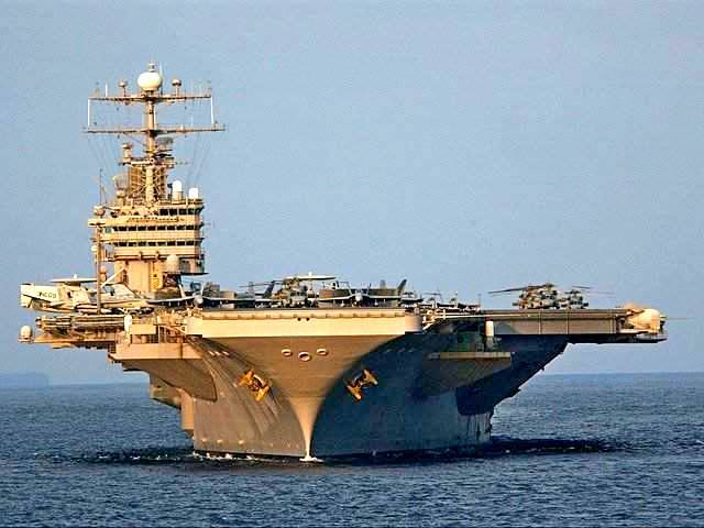 Иранская ракета потопила американский авианосец