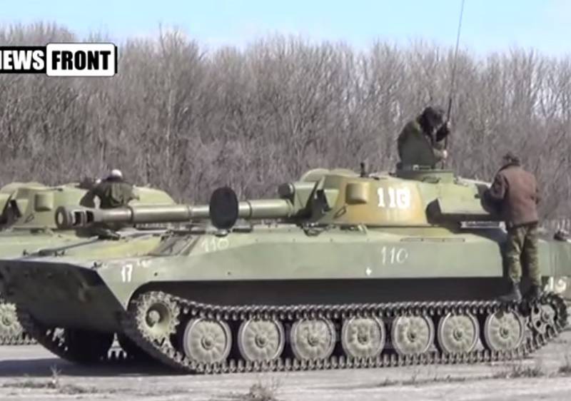 Бригада «Кальмиус» провела военно-полевые учения артиллерии