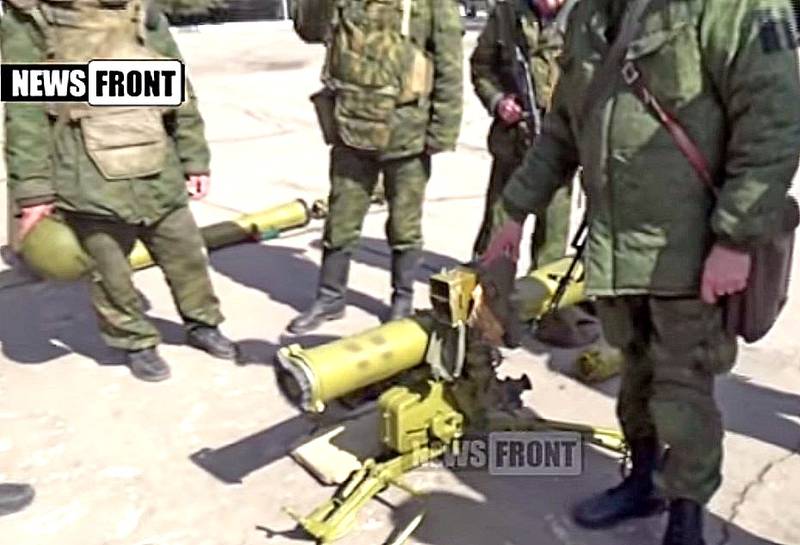 Ополченцы батальона "Кальмиус" обучаются стрельбе из ПТУРа