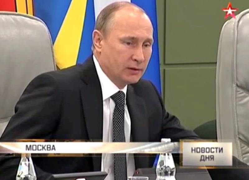 Владимир Путин провел приемку военной продукции