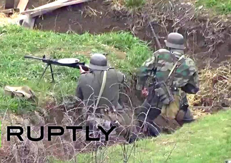 В Крыму прошла историческая реконструкция штурма Сапун-горы