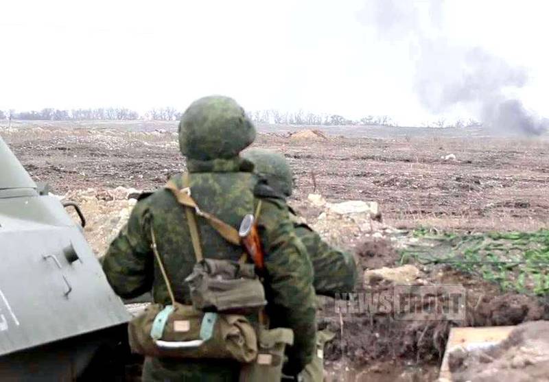 Тактические занятия Народной милиции ЛНР