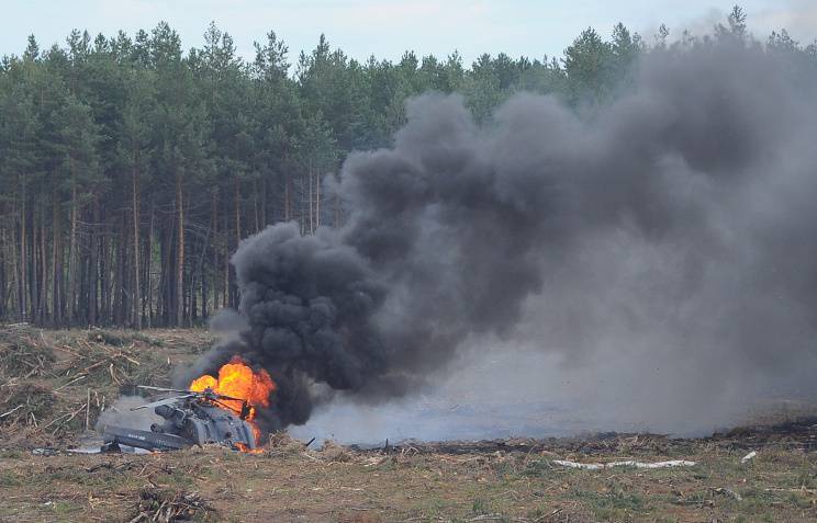 Корреспондент «Звезды» рассказал детали падения Ми-28Н под Рязанью