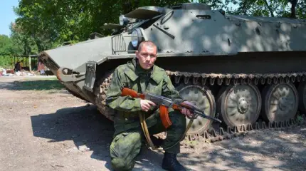 Боевики стреляют в спину