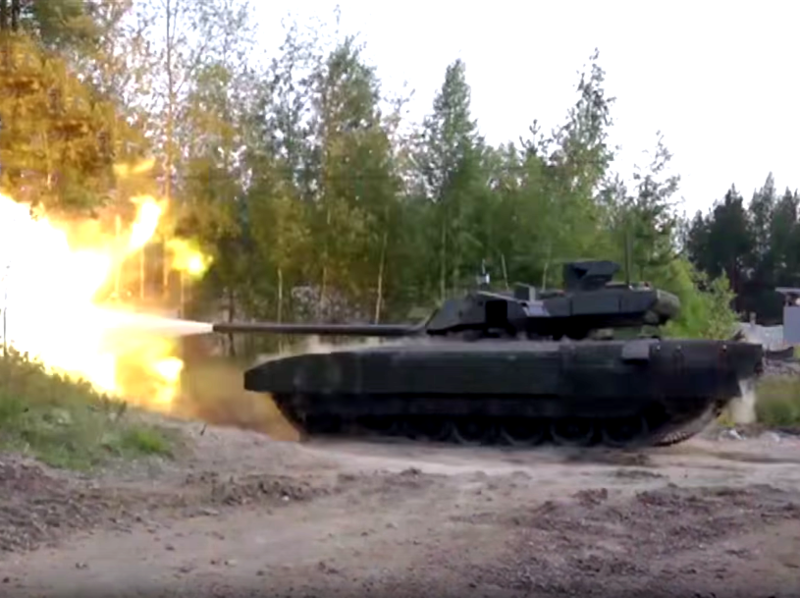 Стрельба танка Т-14 «Армата». Эксклюзивные кадры