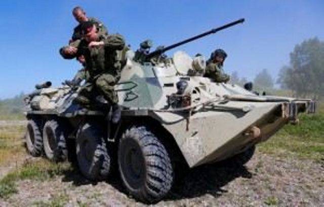 Россия поставит в Беларусь 32 бронетранспортера БТР-82А