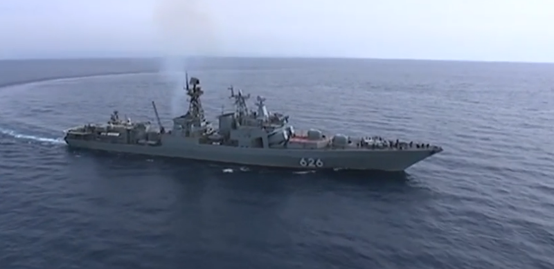 Иностранные журналисты побывали на русском боевом корабле
