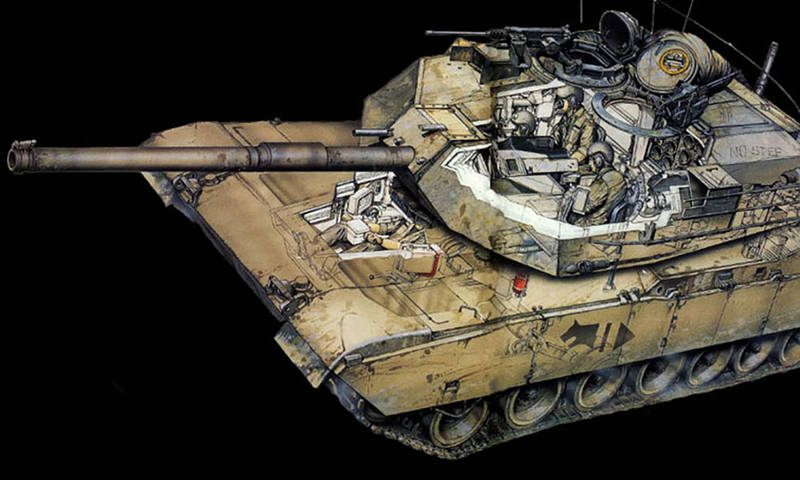 Abrams изнутри глазами йеменских повстанцев