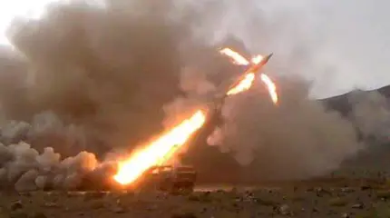 Сирийские ракетчики "угостили" террористов двухсоткилограммовой боеголовкой комплекса 9К52