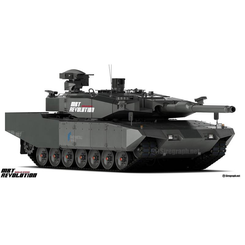 Немецкий танк следующей генерации Leopard 2А4 Revolution – Леопард 2А8 или Леопард 3?