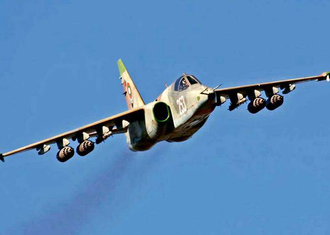 Су-25 не дотянул до аэродрома
