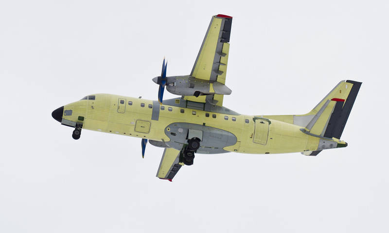 Последняя заказанная единица Ан-140 совершил полет